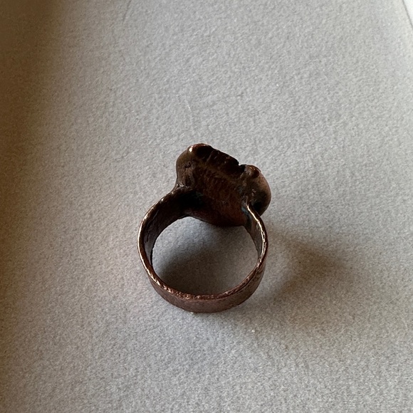 Copper Geode Ring - Picture 2 of 4